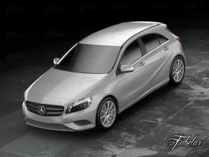 mercedes a class w176 3D Model