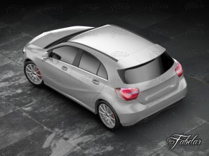mercedes a class w176 3D Model