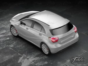 mercedes a class w176 3D Model