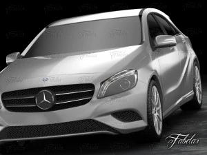 mercedes a class w176 3D Model