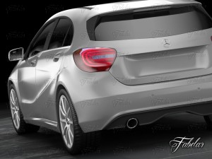 mercedes a class w176 3D Model