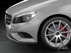 mercedes a class w176 3D Model