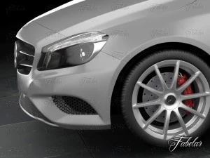 mercedes a class w176 3D Model