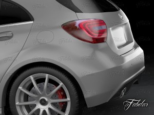 mercedes a class w176 3D Model