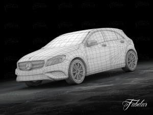 mercedes a class w176 3D Model