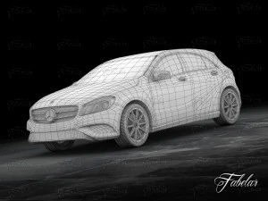 mercedes a class w176 3D Model