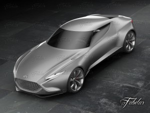 hyundai hnd-9 concept 3D Model