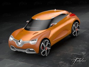 renault captur concept 3D Model