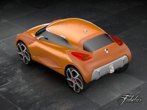 renault captur concept 3D Model