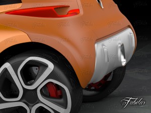 renault captur concept 3D Model