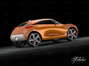 renault captur concept 3D Model