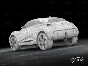 renault captur concept 3D Model