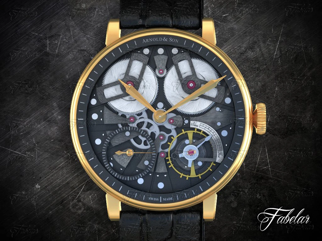 watch mechanism 16 3D Model .c4d .max .obj .3ds .fbx .stl .blend 