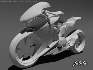 honda v4 concept bike 3D Model