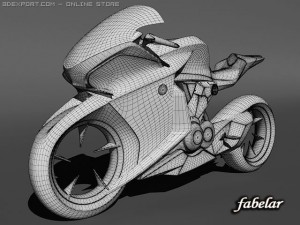honda v4 concept bike Modello 3D