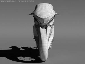 honda v4 concept bike Modello 3D