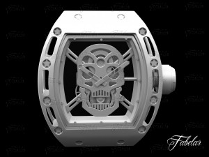 tourbillon skull rm052 no textures 3Dモデル