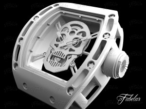 tourbillon skull rm052 no textures Modelo 3D