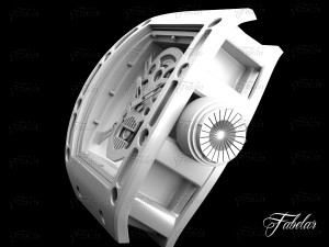 tourbillon skull rm052 no textures Modelo 3D