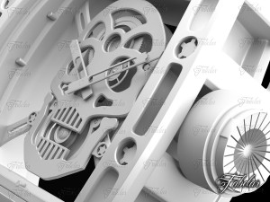 tourbillon skull rm052 no textures Modelo 3D