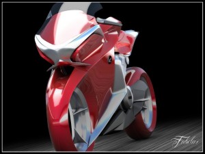 honda v4 concept vray 3D Model