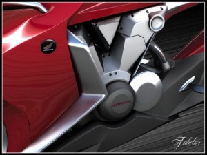 honda v4 concept vray 3D Model