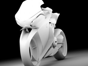 honda v4 concept vray 3D Model