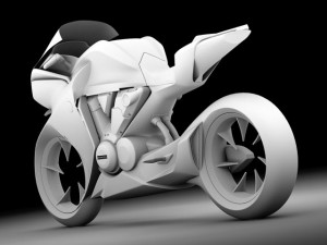 honda v4 concept vray 3D Model