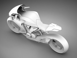 honda v4 concept vray 3D Model