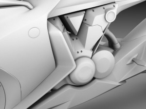 honda v4 concept vray 3D Model