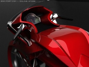 honda v4 concept vray 3D Model