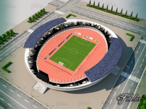 Stadium 02 environment 3D Модель
