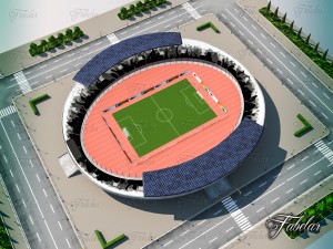 Stadium 02 environment 3D Модель