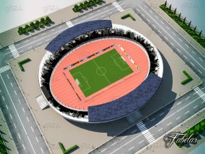 Stadium 02 environment 3D Model