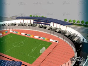 Stadium 02 environment 3D Model