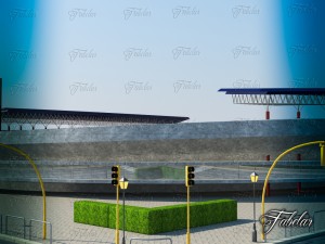 Stadium 02 environment 3D Модель