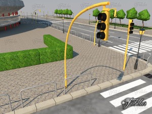 Stadium 02 environment 3D Модель