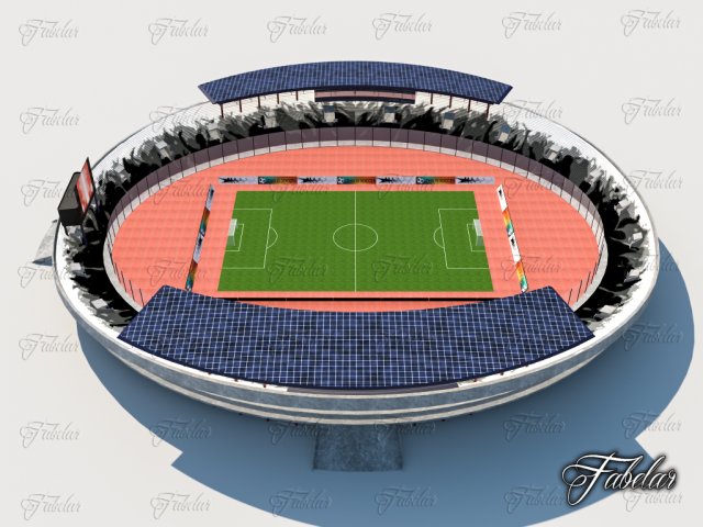 stadium 02 3D Model .c4d .max .obj .3ds .fbx .stl .blend 