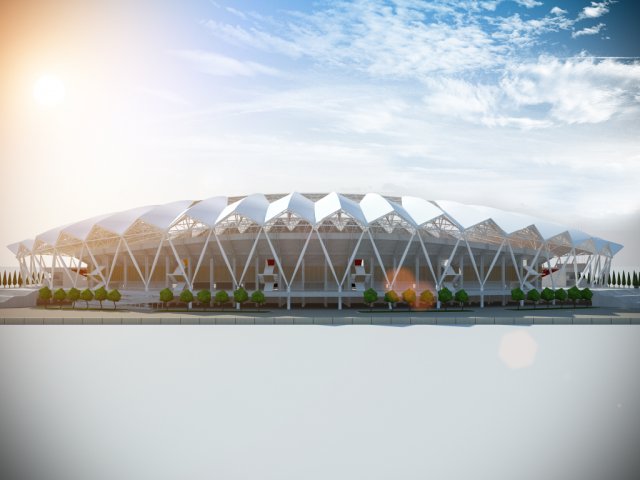 stadium 03 3D-Modell .c4d .max .obj .3ds .fbx .stl .blend 