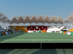 stadium 03 3D-Modell