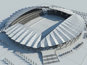 stadium 03 3D-Modell