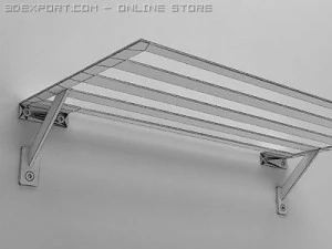 towel racks collection 3D Model