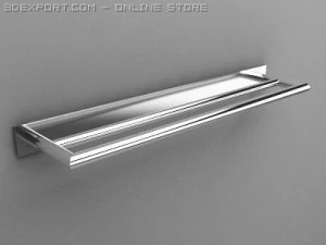 towel racks collection 3D Model