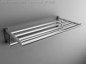 towel racks collection 3D Model