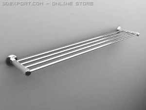 towel racks collection 3D Model