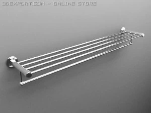 towel racks collection 3D Model