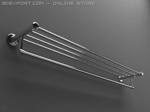 towel racks collection 3D Model