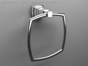 towel racks collection 3D Model