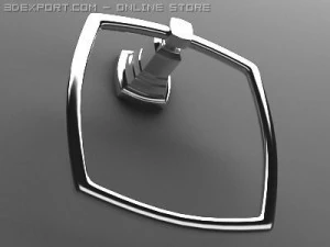 towel racks collection 3D Model
