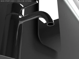 lavandino parziale Modello 3D